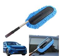 Genérico Plumero para Coche - Cepillo Quita Polvo | Plumero Coche Exterior Sin Arañazos con Mango Retráctil | Interior del Escobilla del Automóvil | Exterior del Escobilla del Automóvil Sin Arañazos