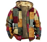 Genérico Plumifero Largo Hombre, Entretiempo Cazadora Aviador, Chaquetones Roupa Sherpa Abrigo Invierno, con Capucha Largo Tactica Talla Bomber Piel Cortos Chaquetas para Hombre, 7XL