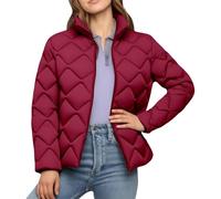 Genérico Plumifero Mujer Largo,Abrigo Corto Acolchado De Invierno con Capucha Chaqueta TéRmica Aislante para Clima FríO Corte Moderno