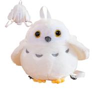 Genérico Plush Animal Backpack, Cartoon Owl Bag, Soft Stuffed Toddler Pack, Adorable Design for Everyday Adventures, Ideal para niños, niños y niñas en Preschool or Travel, a, Se référer au descriptif
