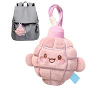 Genérico Plush Backpack - Soft Stuffed Pendant Accessory | Cute Mini Decorative Plush for Bags, Clip On Design, Daily Use, Fashion, Travel or Everyday Carry, 14cm/5.51in
