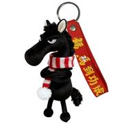 Genérico Plush Bag Charm - 2026 Year of the Horse Keyring | Soft Horse Pendant with Plush Material, Keychain Accessory for Home, Backpack, Desk, or Travel Use and Decorative Charm