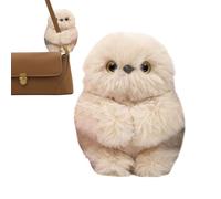 Genérico Plush Bag Pendants - 17x12x15cm Cute Electric Stuffed Owl Robot, Plush Owl Robot Purse Pendant | Rechargeable Singing Head Turning Plushh Doll For Women Men Kids Teens Adults