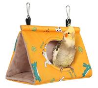 Genérico Plush Bird House, Parakeet Hammock Shed, 25x14x15cm Nest Bed with Soft Plush Build, Cage Bird Nest, Breeding Accessory with Comfortable Design, Pet Accessory for Macaws Budgies