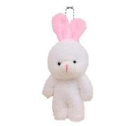 Genérico Plush Bunny Keychain - Stuffed Animal Pendant | Cute Plush Bunny Bag Charm with Decorative Function, Accessory for Boys Girls Youth Teens Men, Women, Family Friends Classmates