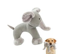 Genérico Plush Chew Plaything - Squeaky Dog Toy for Aggressive Chewers | Linen Stuffed Construction, 9.84x7.48in Soft Animal Shape, Interactive Entertainment for Puppies Small Medium Dogs