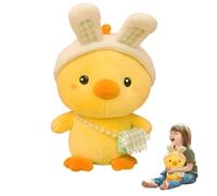 Generico Plush ChickenS - Cartoon Chicken Plush Toy, Stuffed Figures Cuddly Small Chicken Cartoon Toy,Household Soft Throw Pillow Sofa and Bed Decor for Living Room, Study Room