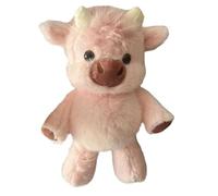 Genérico Plush Cow Stuffed Toy - Cute Soft Animal Doll for Comfort Decor | Fabric with Pillow Figure, Filling Nursery for Bedroom Sofa Shelf Display Kids Adults Gift Item