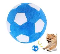 Genérico Plush Dog Soccer Ball - Squeaky Interactive Stuffing Toy, Soft Indoor Training Football Gentle Teething Comfort Ball | for Puppies, Small & Medium Breeds, Indoor Fetch Play