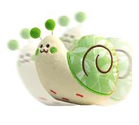 Genérico Plush Dog Toy, Interactive Puppy Puzzle Toy, Snail Shape Chew Plaything 4.13x3.15 Inches, Teeth Cleaning Feature, Soft and Sturdy Fabric, Perfect for Small and Medium Pets