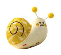 Genérico Plush Dog Toy, Interactive Puppy Puzzle Toy, Snail Shape Chew Plaything 4.13x3.15 Inches, Teeth Cleaning Feature, Soft and Sturdy Fabric, Perfect for Small and Medium Pets