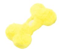 Genérico Plush Dog Toy, Puppy Bone Shape Chew, 7.09x3.94 Inches Soft Squeaky Chewing, Lightweight Pet Toys, Portable Plush Dogs Chews for Teething Relief, Interactive Playtime, Home and Travel Use