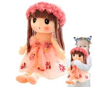 Genérico Plush Doll | Soft Doll | Linda Little Girl Figura Sleeping Companion for Youth Bedroom Sofa D Christmas Home