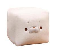 Generico Plush Doll Toy, Soft Adorable Collectible Cushion, White Cube Plush Model For Desk Bedroom Living Room Home Decor Gift For Women Men Kids Boys Girls Teens Adults Cute Display Companion