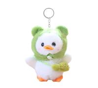Genérico Plush Duck - Animal Pendant - Creative, Animal for Men, Women, Kids, Made of high-quality safety material, this is soft and comfortable to use while ensuring long-lastin, blanco, Se référer
