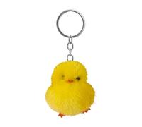 Genérico Plush Duck Keychain - Furry Backpack Accessory, Decorative Charm | Soft Cuddly Animal Keychain System, Fun Fashion Statement Kit With Men Women Kids Trendy Gift Ornament Collection