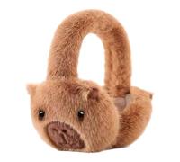 Genérico Plush Ear Warmers, Cartoon Capybara Earmuffs, 7.28 Inch Earmuffs with Fleece Plush Build, Foldable Winter Ear Covers, with Soft Design, Winter Accessory for Outdoor & Sports