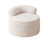 Genérico Plush Foot Ottoman - Rounded Comfort Footrest, Supportive Back Seat for Daily Relaxation, Decorative Home Accent, Cushioned Ottoman with Concealed Storage, Leg Support Aid for Body Alignment