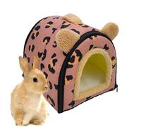 Genérico Plush Hamster Bed, Non-Slip Bunny Cave, Winter Pet Cave, Hedgehog House, Multipurpose Pet Cave, Bunny Sleeping Cave, Small Animal Bed, Hamster Winter House, Soft Hedgehog House,