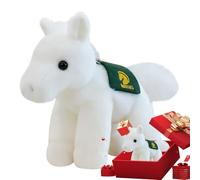 Genérico Plush Horse | 8.3inch Mascot Home Decor | 21cm Gentle Adorable Soft Horse Toy Stuffed Doll, Emotional Value For Kids Friends Family Collectors Halloween Christmas, Valentines Birthday
