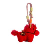 Genérico Plush Horse Keychain - 12cm Plush Animal Pendant | Cute Stuffed Horse Figurine, Soft Collectible Accessory, Men Women Accessory, Holiday Collectible, Decorative Key Ring For Backpack Bag
