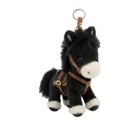 Genérico Plush Horse Keychain - Velvet & Iron Soft Stuffed Animal Keyring | Cute Bag Charm for Backpack, Handbag, Purse, Valentine, Birthday, and