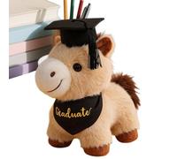Genérico Plush Horse - Soft Huggable Graduation Pillow | Stuffed Animal For Hugging, Sleeping, and Relaxing, Plush Toy For Bedroom Nursery Bed Couch Office Kids and Teens Gift