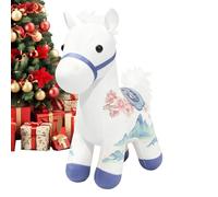 Genérico Plush Horse Stuffed Animal - 7,87 pulgadas Spring Festival Mascot Decorations | 2026 Year of The Horse Plush Mascot Decorations for Car Office Bedroom Living Room Sofa Couch Bed