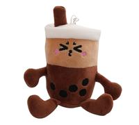 Genérico Plush Keychain - Bubble Tea Cup Soft Ornament | 12cm Stuffed Backpack Key Chains with Cute Design & Lightweight Build for Kids, Childrens Day, Backpack, Purse, Luggage
