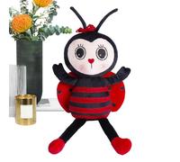 Genérico Plush Ladybug Doll - Cute Ladybug Plush Animals, Soft Stuffed Toys For Kids, Ladybugs Pillow Plushs Doll, Cuddly Plsh Toy For Nursery, Bedroom, Travel, Birthday & Gift