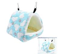 Generico Plush Parrot Hammock - Winter Warm Bird Nest House Shed with 2