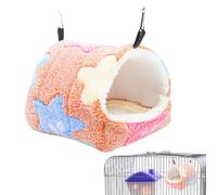 Generico Plush Parrot Hammock - Winter Warm Bird Nest House Shed with 2