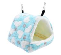 Generico Plush Parrot Hammock - Winter Warm Bird Nest House Shed with 2