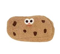 Genérico Plush Pencil Case, School Pen Pouch, Fun and Adorable Cookie Design Large Capacity Stationery Storage Bag for Students, Artists, Children, 8.27x5.12 Inches