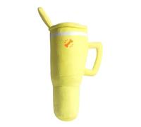 Genérico Plush Pet Toy, Squeaky Water Cup Shape Dog Toy, Soft Interactive Chew Toys, Sturdy Stuffed Design, Made from Wear-Resistant Plush Material, 11.81x5.51x3.54inches