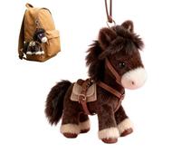 Genérico Plush Pony Bag Charm and Keychain, 2026 Year of the Horse Gift, horse year plush keychain, Perfect for Lovers, Family (1Pcs)