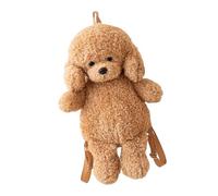 Genérico Plush Shoulder Bag - Plush PP Cotton 13.78 Inches, Dog Shape Cute Backpack, Soft Animal Purse | Shoulder Bag For Women Kids Travel School Vacation Outdoor