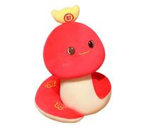 Genérico Plush Snake Doll | Chinese Lucky Snake Plush Dolls | Red Wealthy 2025 Year of The Snake Souvenir For Spring Festival, New Year, Adorable Stuffed Animal