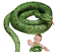 Genérico Plush Snake Relleno - Juguete de Serpiente Gigante, Boa de de Animales Largos | Soft Blough Belly para pequeños para niñas, Juguetes de Peluches de Reptiles realistas par