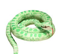 Genérico Plush Snake Toy - Giant Stuffed Reptile, Soft Animal Doll | Coiled Realistic Snake Cushion, Kids Snuggle Sleep Companion, Boa For Birthday Surprise, Sofa Lounging, Wildlife Pretend