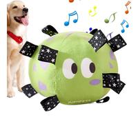 Genérico Plush Soccer Ball Dog Toy, Puppy Chewing Toy Balls, Soccer Ball Dog Toy, 5.91x5.91 Inches Plush Dogs Balls with Straps, Plushs Chewing Ball For Dogs, Dogs For Reducing Destructive Behavior