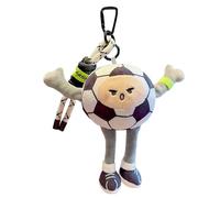 Genérico Plush Sports Key Ring - Cute Cartoon Pendant, Fun Driver Keychain, Novelty Toy Accessory | Men Women Family Colleagues Bags Mobile Phones Collectible Lightweight Stylish Gift