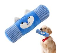 Genérico Plush Squeaky Dog Toys, Interactive Chew Pillow, 9.84x3.15x3.15in Stuffed Animal Design, Cylindrical Shape Squeakers, Portable Soft Texture for Enrichment Playtime, Chewer, Interior