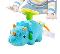 Genérico Plush Stuffed Animal, Dinosaur Turtle, Pull Rope Toys, Soft Cuddly Doll, Cute Turtles Toy for Kids, Baby Boys, Girls, Home, Living Room, Bed Rooms, 7.28x3.94 Inches