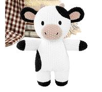 Genérico Plush Stuffed Animals - Crocheted 3D Soft Hugging Doll for Family Colleagues Children | Knitted Fabric Toy with Cute Shape, Comfort Decor for Birthday Festival New Year Bedroom Travel Gift