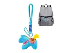 Genérico Plush Toy - 20.5x9cm Chinese New Year Mascot Doll Keychain - Versatile Sentiment Plush Horse Keychain - For Holiday Birthday Celebration Boys Girls Children Backpack Wallet Handbag