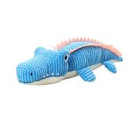 Genérico Plush Toy, Dog Chew, Pet Crocodile, 14.57x6.3x2.76 Inches, Bite-Resistant Fabric, Squeaky Stuffed Animal, Durable Teething Toy, Interactive Chew for Aggressive Dogs and Puppies