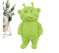 Genérico Plush Toy - Green Cute Figure Stuffed Cat | 30cm Soft Space Cat Decoration - Collectible For Fans, Kids & Teens | Bedroom, Home, Travel & Car Interior Decor
