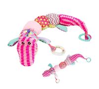 Genérico Plush Toy, Sensory Crocodile, Musical Crinkle, Soft Textured Fabric, Multi-Sensory Stimulation, for Baby Development, Birthday Gift, Young childPlaytime