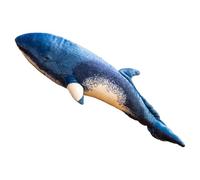 Genérico Plush Whale Doll, Stuffed Marine Toy, 21.65x8.66x5.51in Simulated Animal Pillow, Adorable Soft Cushion, Decorative Plush for Living Room, Bedroom, Sofa, Couch, Nursery, Kids’ Space